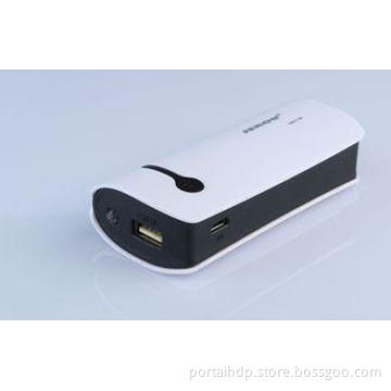White Universal External Battery Power Bank Charging 3600mA